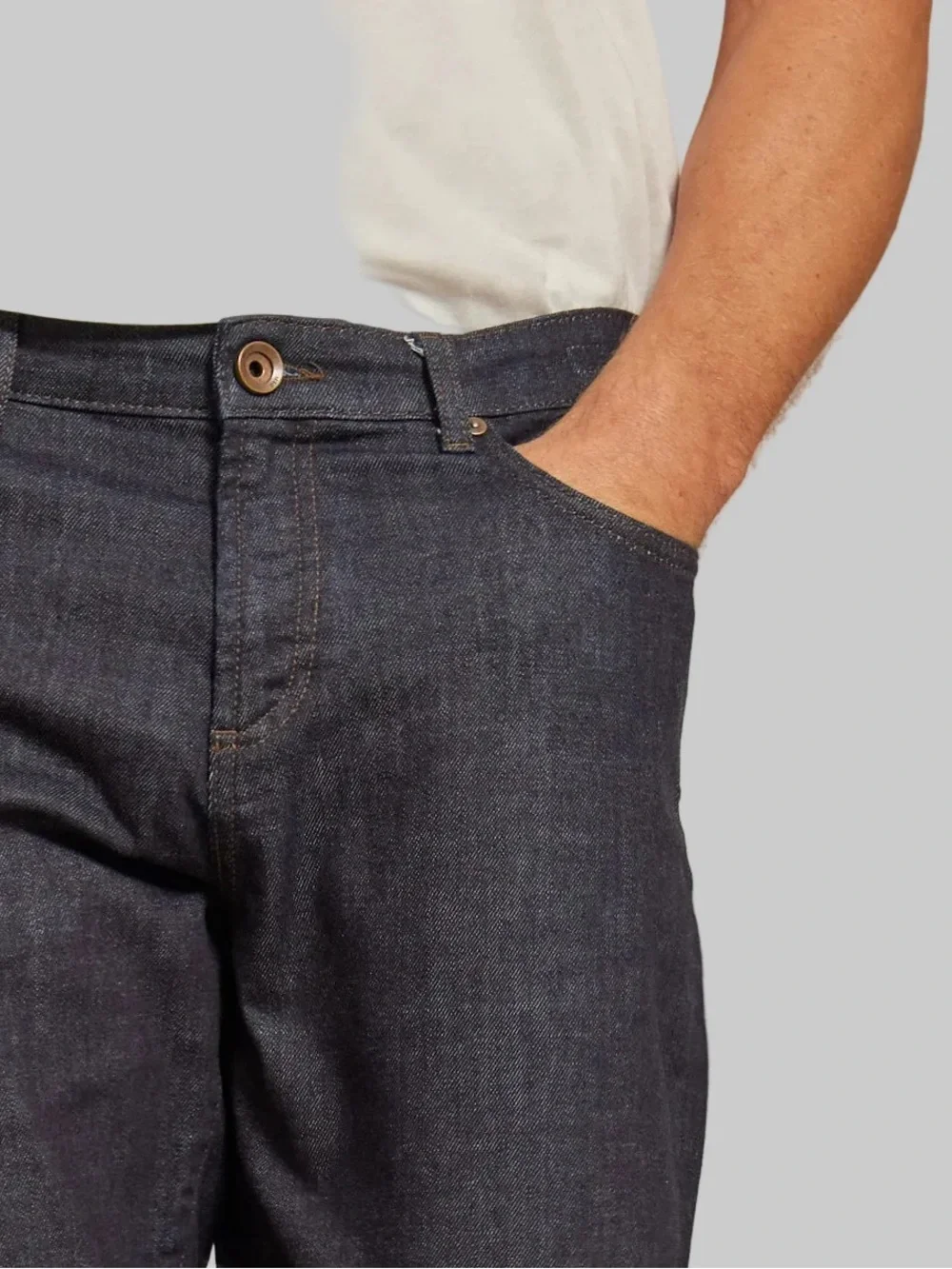 Rye 51 Candiani Italian Stretch Denim Rocco Wash Men’s 32” Straight Leg Jeans